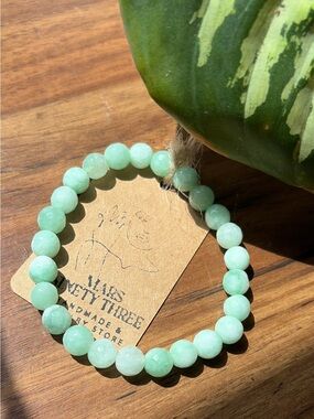 8MM FACETED JADE